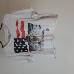 NASA Short Sleeve Crop Top